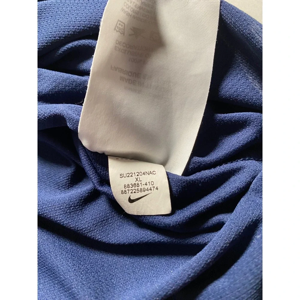Nike Golf BMW Polo Shirt Mens XL Navy Blue Short Sleeve Performance 883681-410